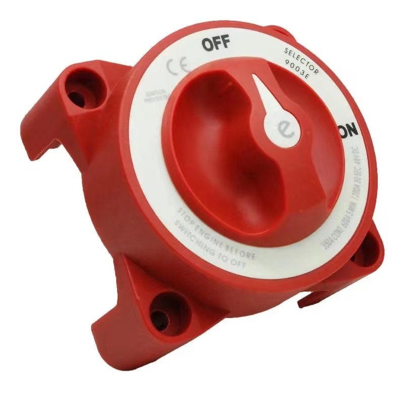 High Quality 9003E E-Series Single Circuit Battery Switch, On/Off, Red